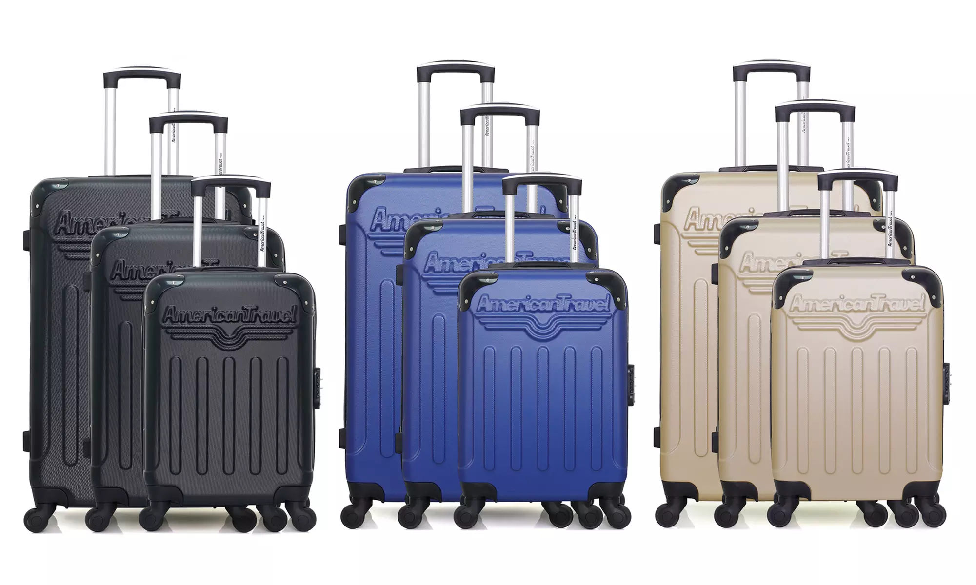 Conjunto de 3 maletas modelo Harlem-A - Primary Image