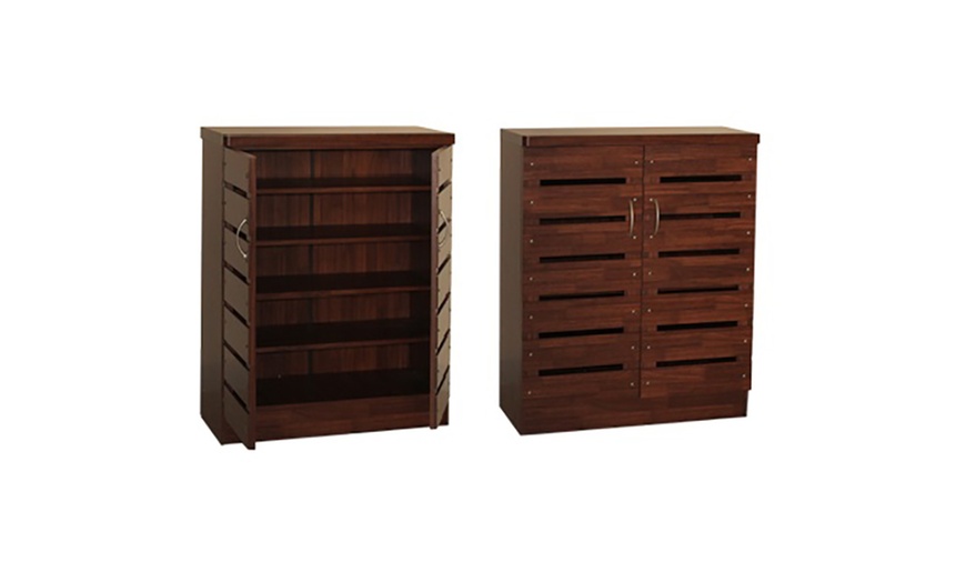 Image 10: Two-Door Shoe Cabinet