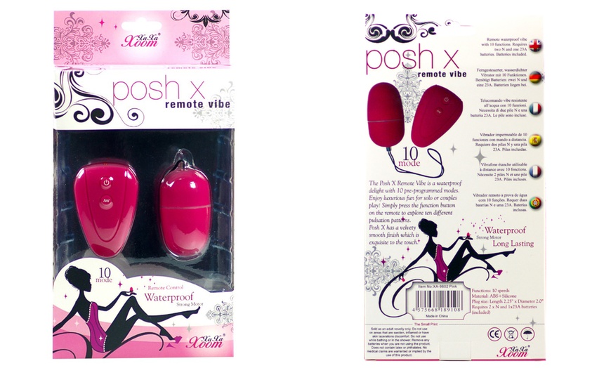 Image 2: Posh X Remote Control Love Egg