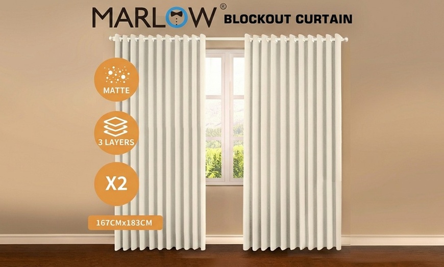 Image 38: Marlow Premium Curtains, Rods and Blackout Solutions