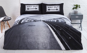 TFL Printed Reversible Duvet Set