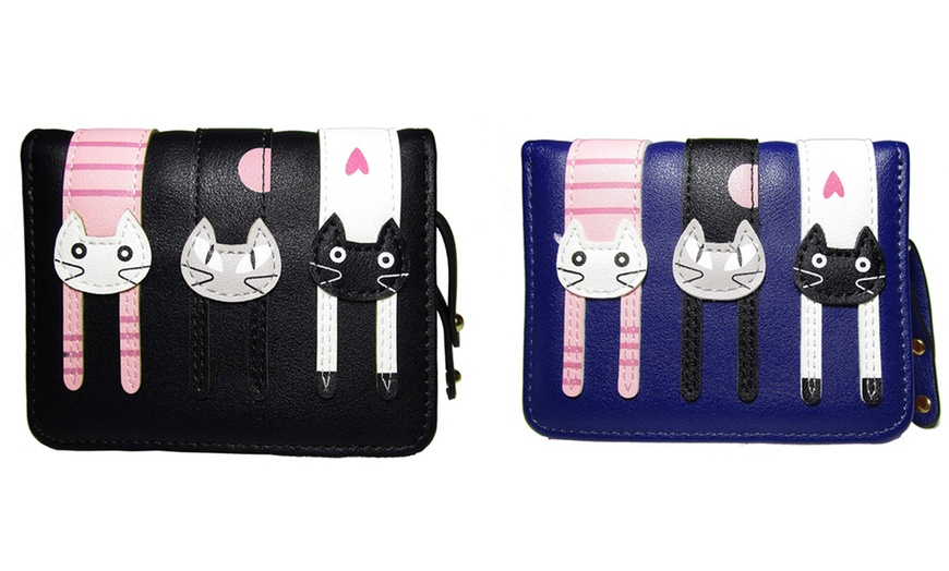 Image 6: Women's Cat Wallet