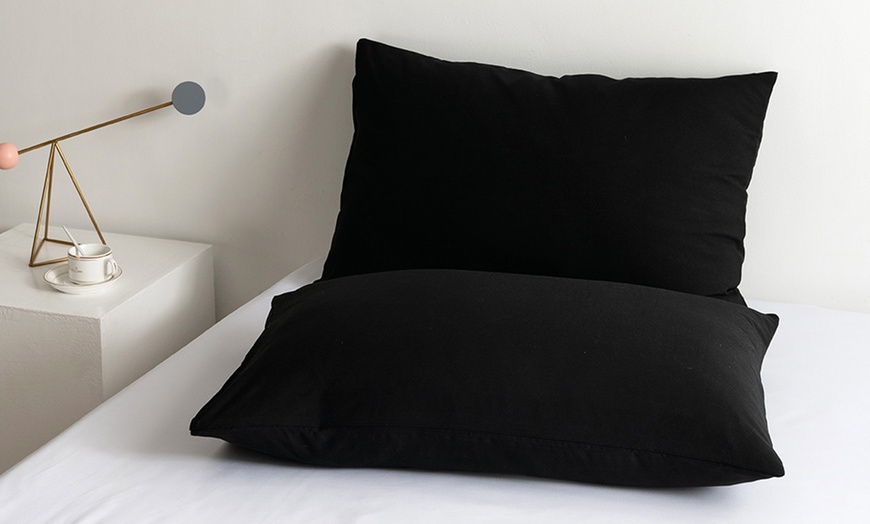 Image 15: Fitted Bed Sheet in choice of sizes with optional Pillow Case