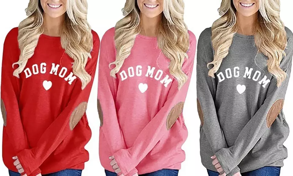 Leo Rosi Women's Dog Mom Top. Plus Sizes Available. - Primary Image