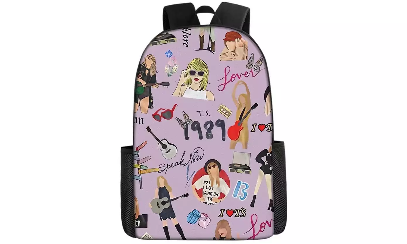Taylor Swift Inspired Three-Piece Backpack Set
