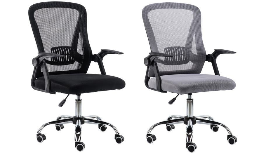 Image 1: Ergonomic Swivel Mesh Office Chair