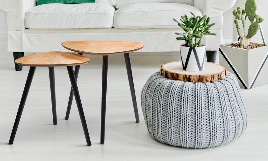 Image 1: Set of Two Coffee/Side Tables