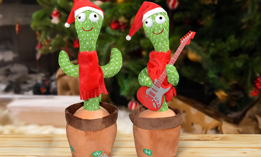 Image 1: Christmas-Themed Dancing Toy Cactus