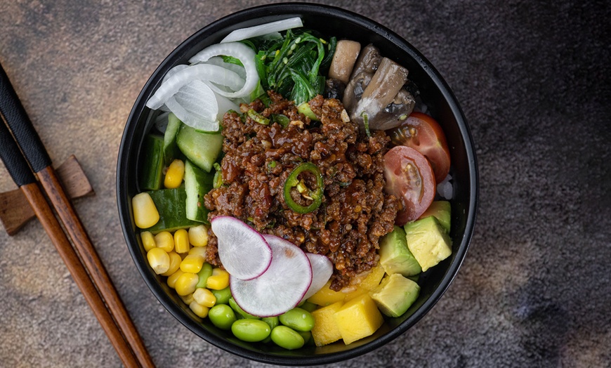 Image 5: Feast on a Choice of Poke Bowl 24Oz + Classic Ice Tea for 1, 2 or 4