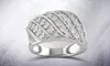 1/4 CTTW Diamond Anniversary Twist Ring in Sterling Silver by DiamondMuse
