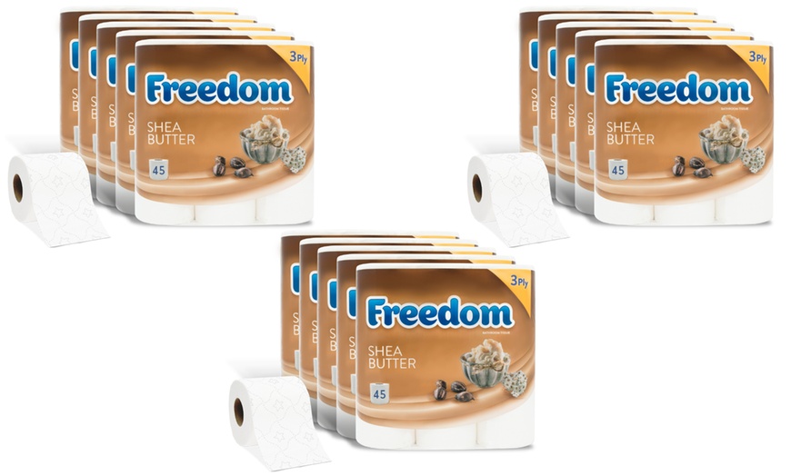 Image 3: Freedom Shea Toilet Paper,45 Rolls
