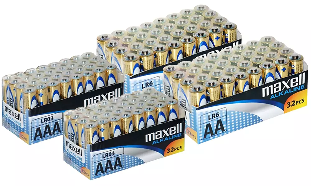 Fino a 200 batterie alcaline Maxell AA e AAA alcaline