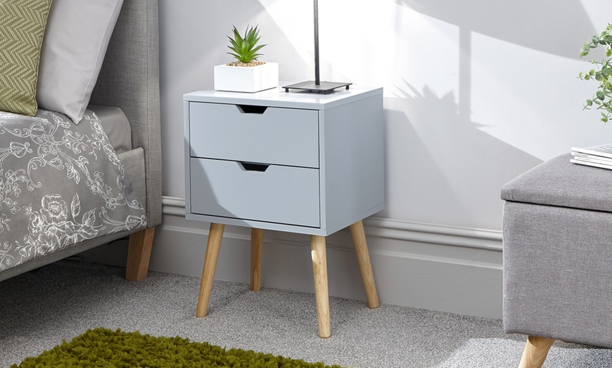 Image 5: Skandi Pop Bedside Table