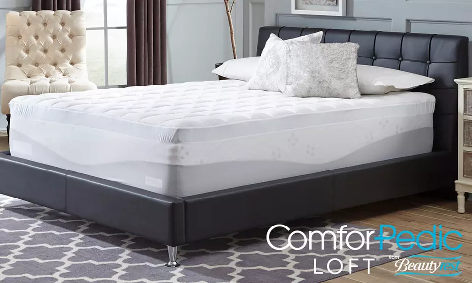 ComforPedic Loft 5.5" Gel Memory Foam and Fiber Reversible Mattress Topper  - Primary Image