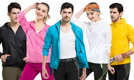 Unisex Water-Resistant Windbreaker Jacket: One ($19) or Two ($29)