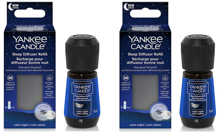 Image 3: Yankee Candle Sleep Diffuser Refills 14ml with Optional Plug