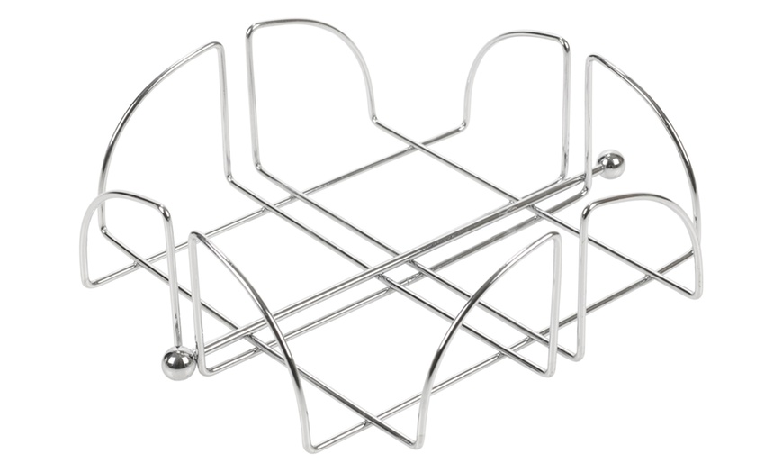 Image 4: Chrome Serviette Napkin Holder