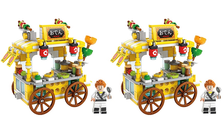 Image 9: Mini Food Car Building Blocks Collection