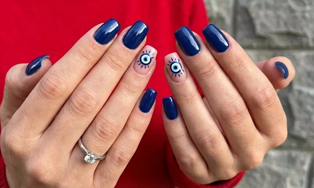 BIAB Builder Gel Manicure with Plain Colour or Nail Art/French Tips