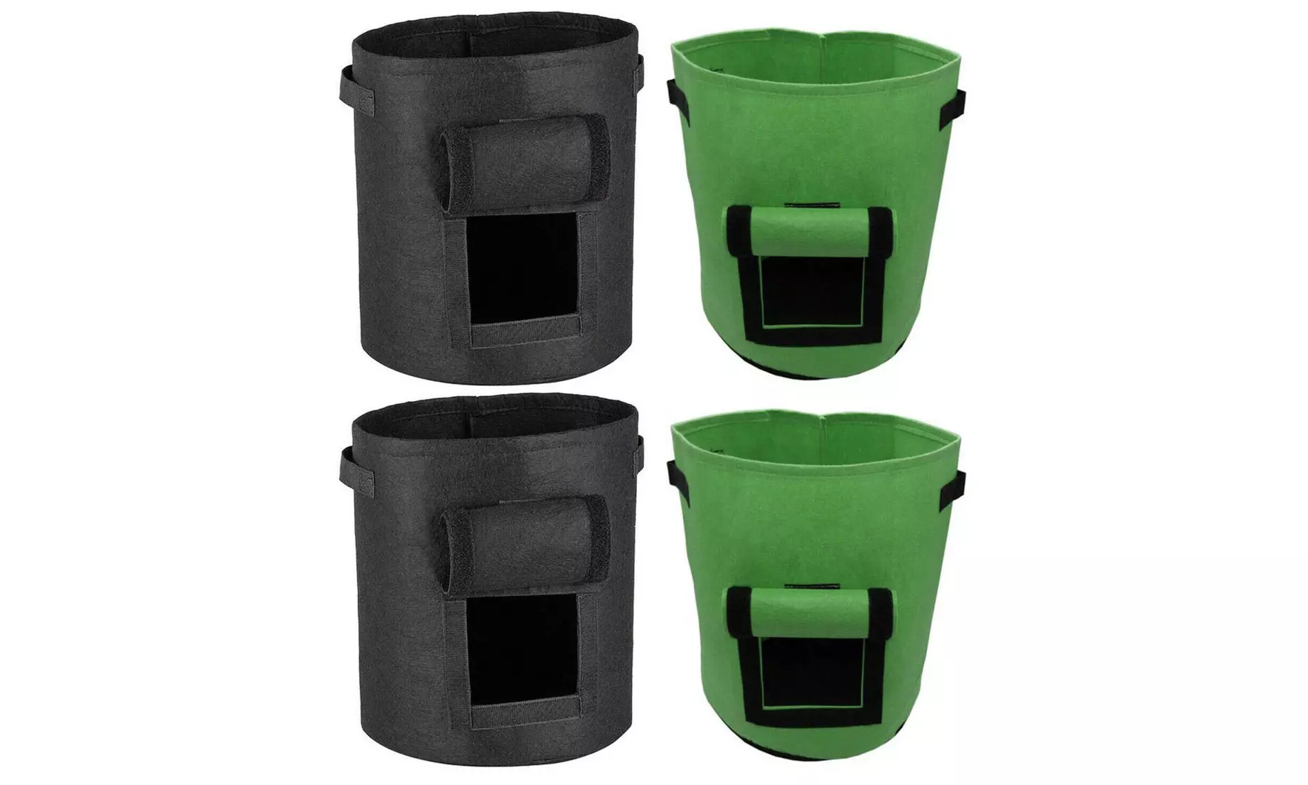 IPower 10 Sacchetti Per Piante In Tessuto Non Tessuto 3 Galloni – Vasi Per Ortaggi E Fiori Con Manici, Riutilizzabili