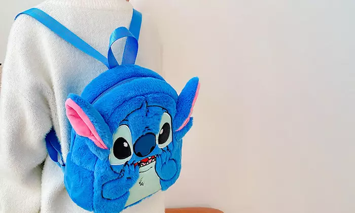 Lustiger Rucksack im Stich-Design