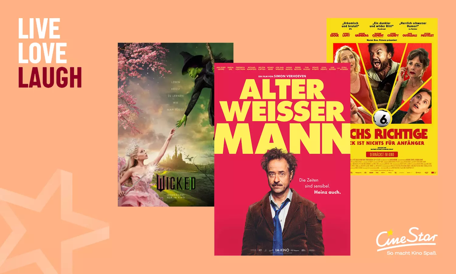 Bis zu 10 Kinogutscheine für 2D-Filme inkl. Sitzplatz & Filmzuschlag opt. + Snacks bei CineStar (bis 55% sparen) - Second Medium