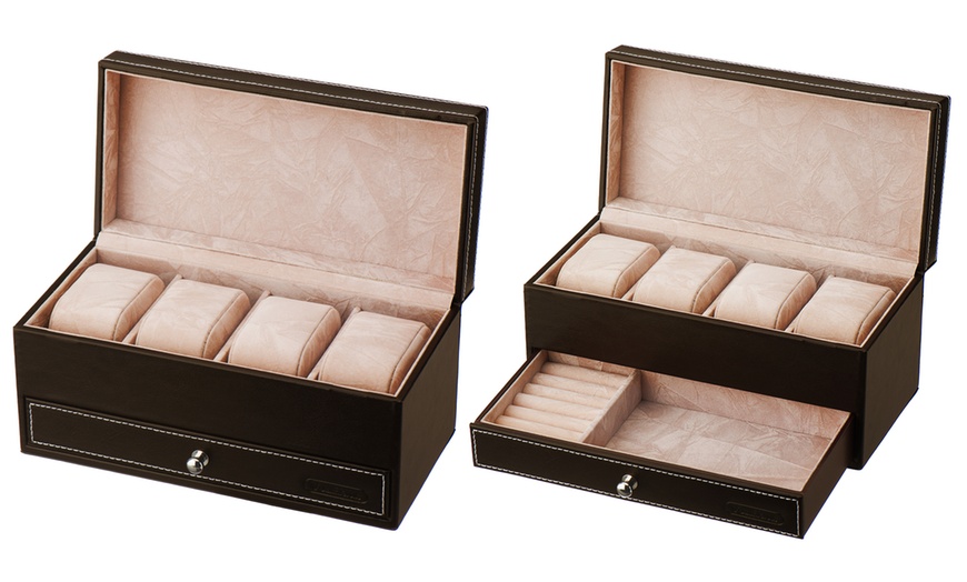 Image 2: Watch and Cufflink Display Box