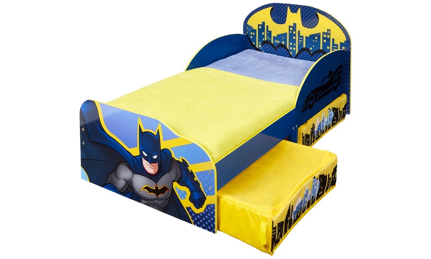 Image 2: Batman Toddler Bed with Storage
