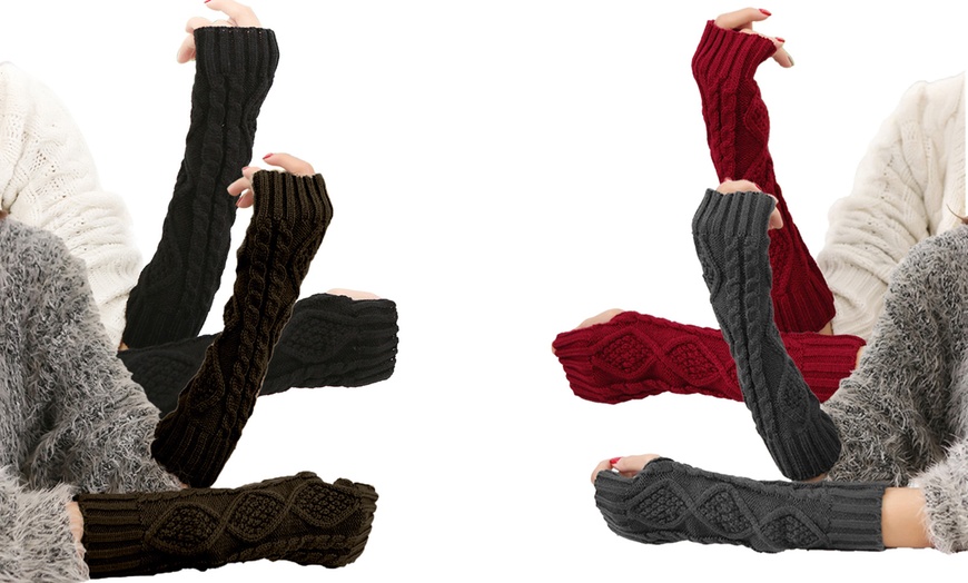 Image 15: Up to Four Pairs of Soft and Stretchy Arm Warmers