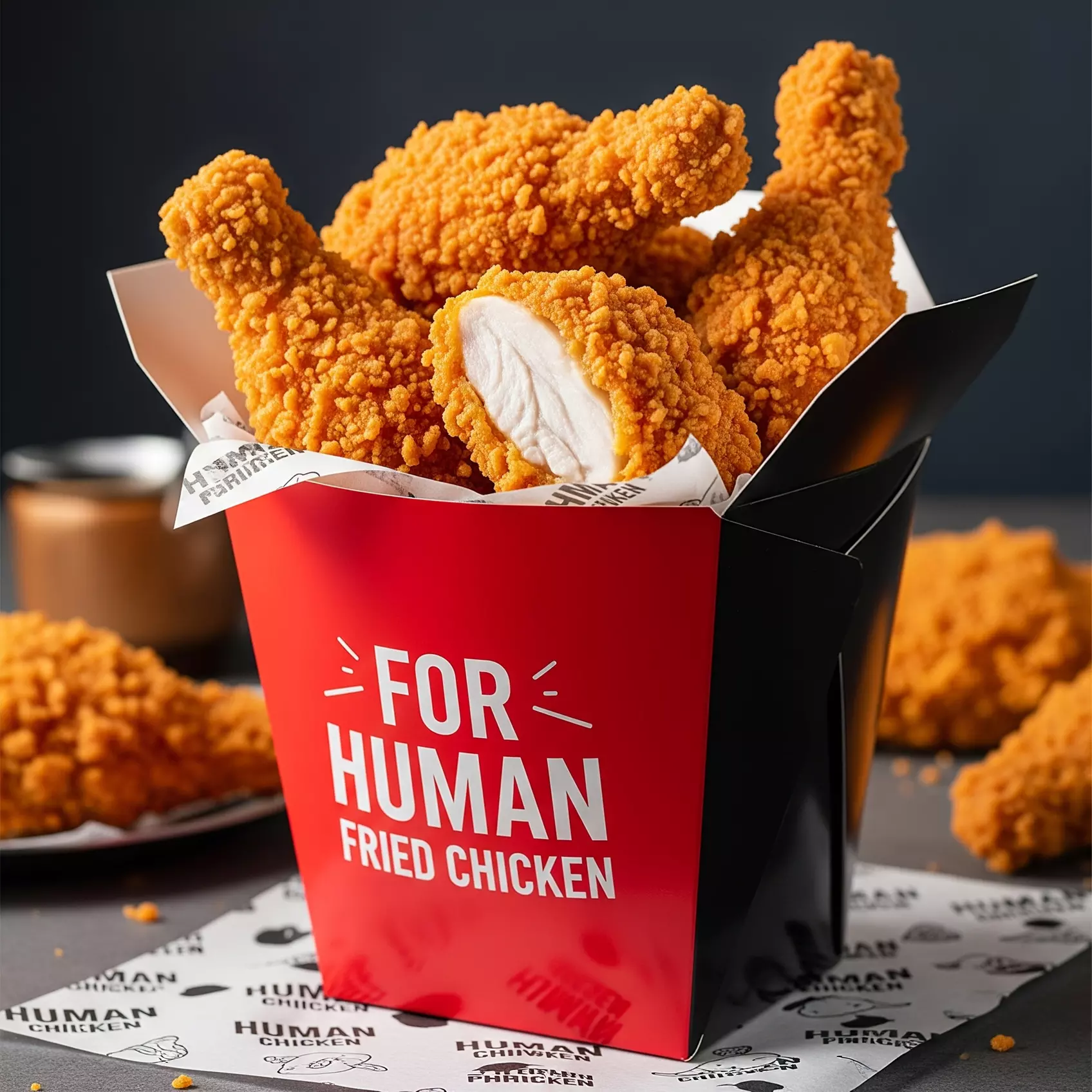 Premium Fried Chicken Bucket oder Bundle für 1 - 4 Personen