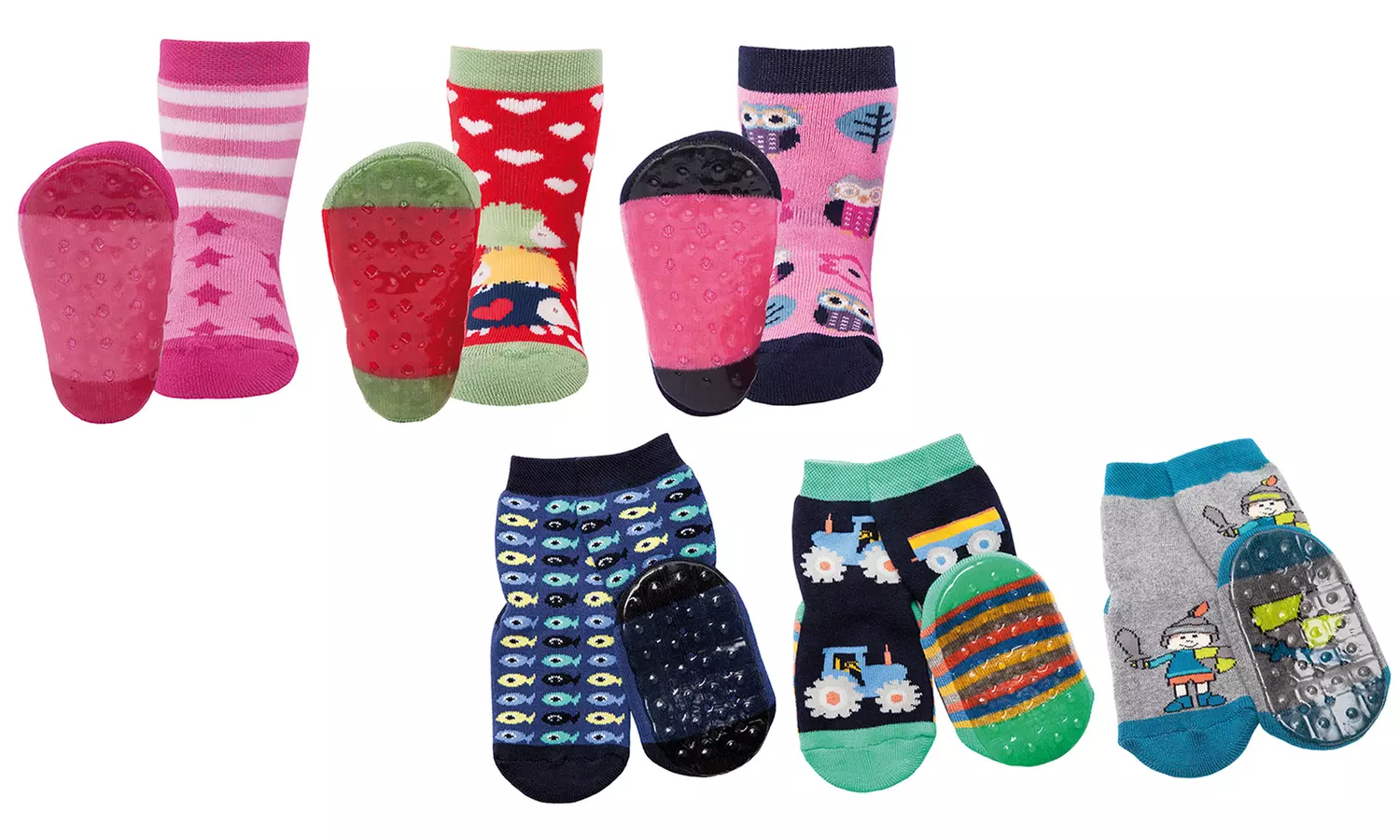 3er-Pack Ewers Rutschfeste Socken im Modell nach Wahl für Kinder - Primary Image
