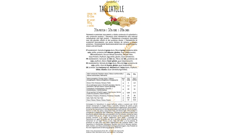Image 18: Pâtes et riz protéinés Keto Line@ : 5 formats différents