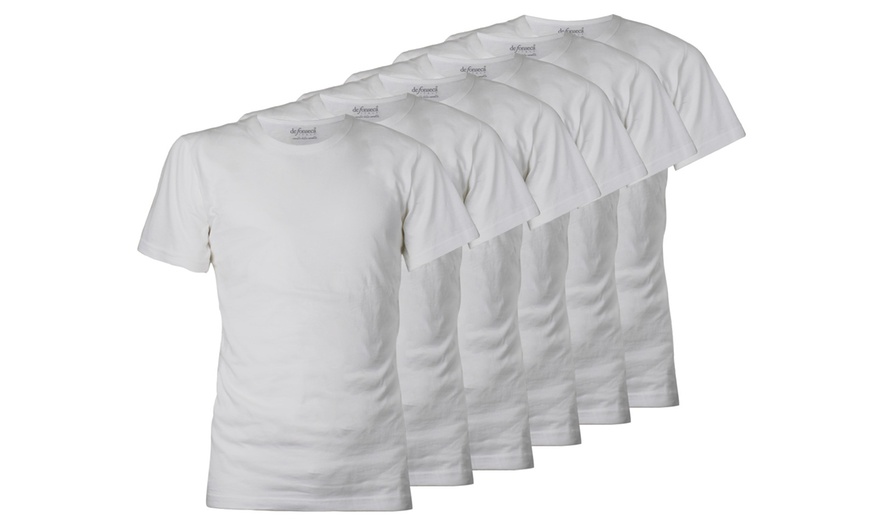 Image 6: Set di 6 T-Shirt Uomo De Fonseca 100% Cotone Pettinato