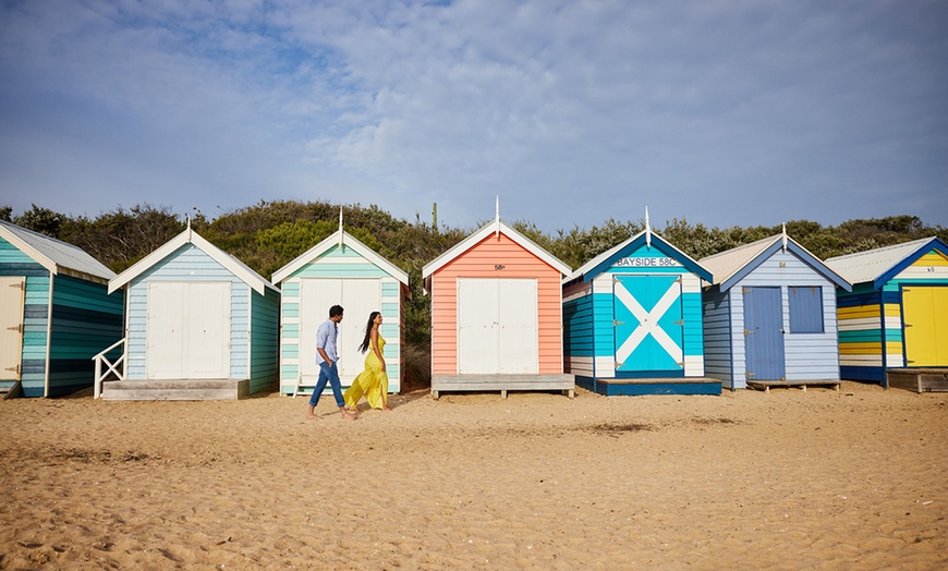 Image 2: Brighton Bathing Boxes, Puffing Billy & Phillip Island Day Tour