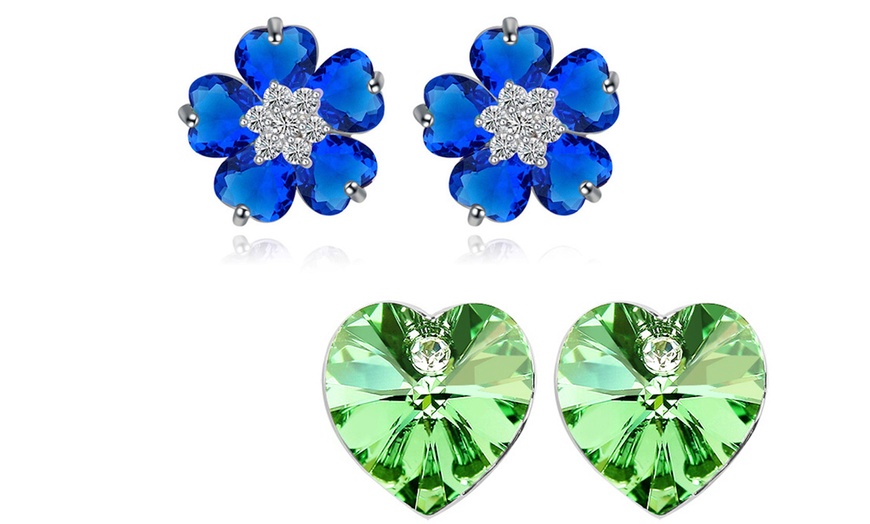 Image 16: Boucles d'oreilles fleur ou cœur