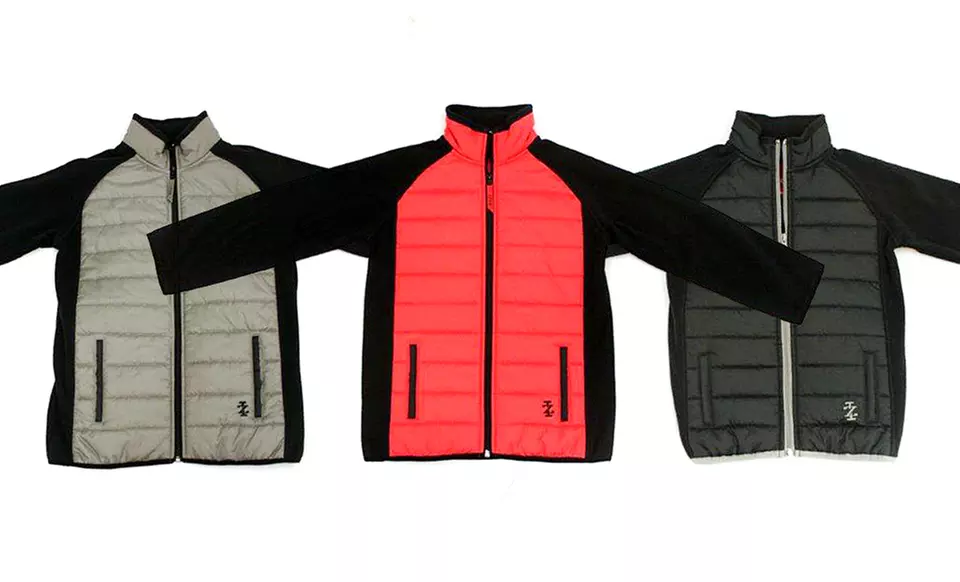 IZOD Kids' Lightweight Fleece/Puffer Jacket from $12.00-$13.00 - Primary Image