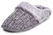 Floopi Women's Soft Cuff Chenille Knit Slippers with Memory Foam - Image 7