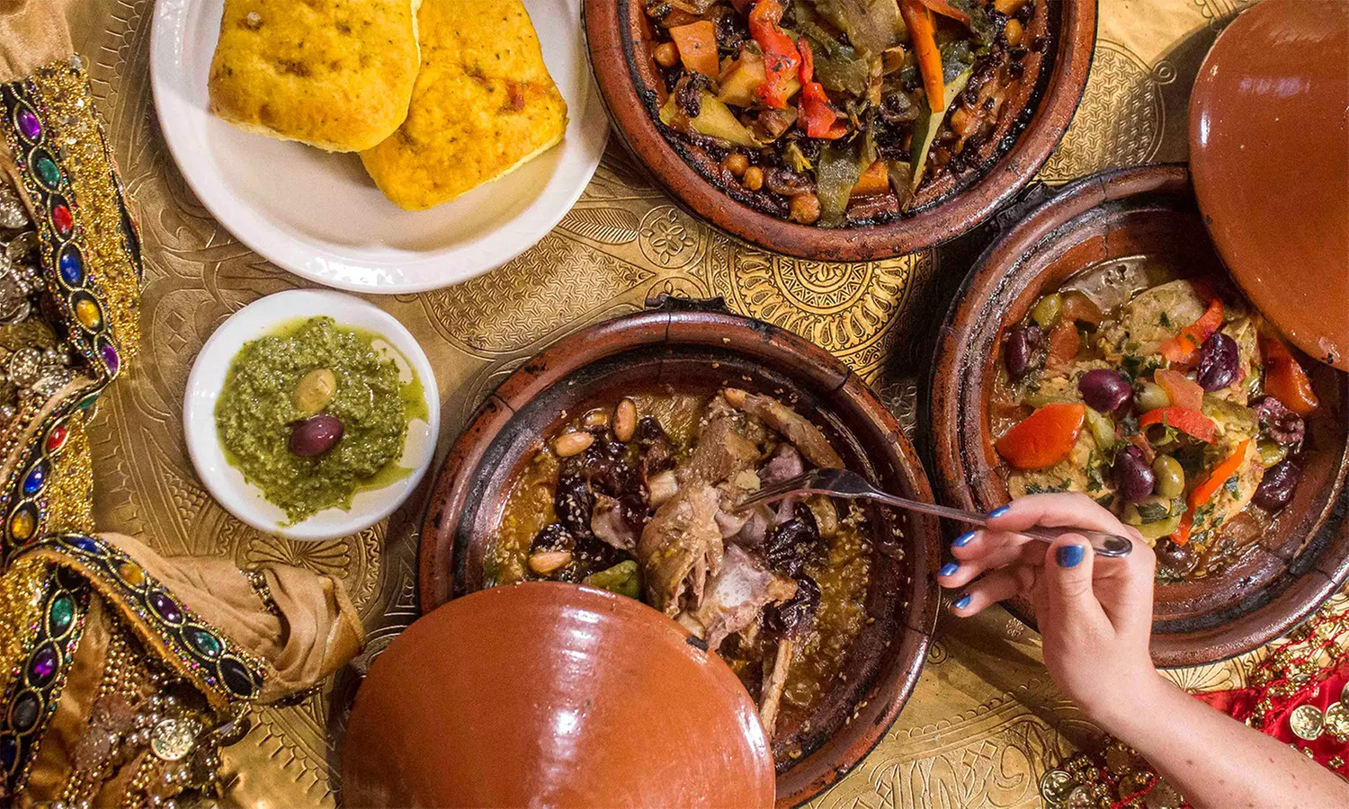 Moroccan Dinner for Two, Three, or Four at Tagine NYC (Up to 36% Off) - Primary Image