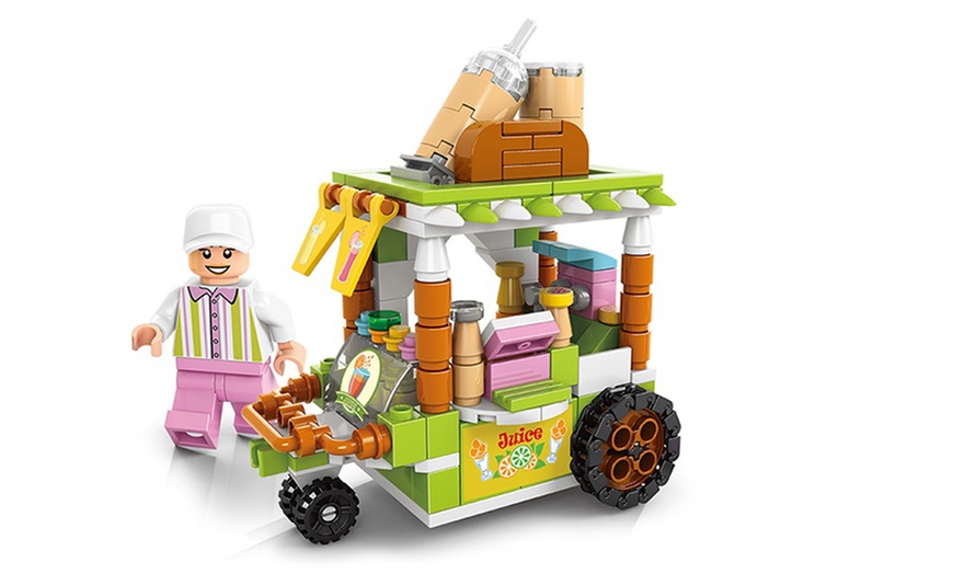 Image 6: Mini Food Car Building Blocks Collection