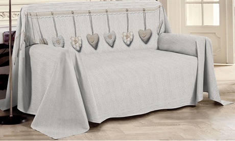 Telo arredo copritutto Made in Italy da 1 o 2 piazze disponibile in 3 fantasie e vari colori