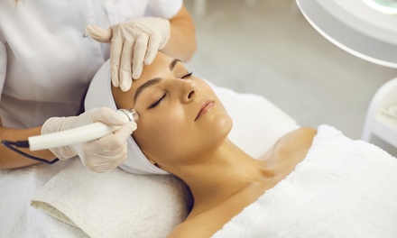 Deep Cleansing Facial, Diamond Peel Microdermabrasion, and LED Light Therapy