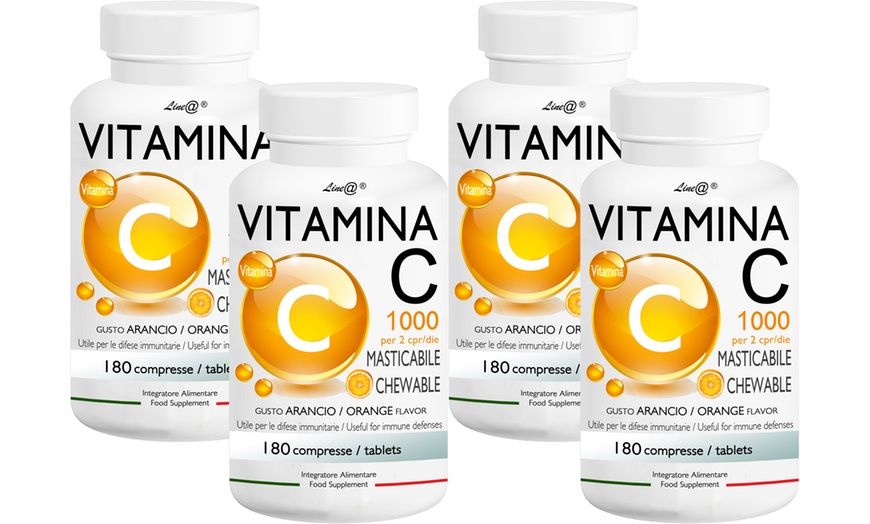 Image 6: Tabletas masticables de vitamina C Line@diet