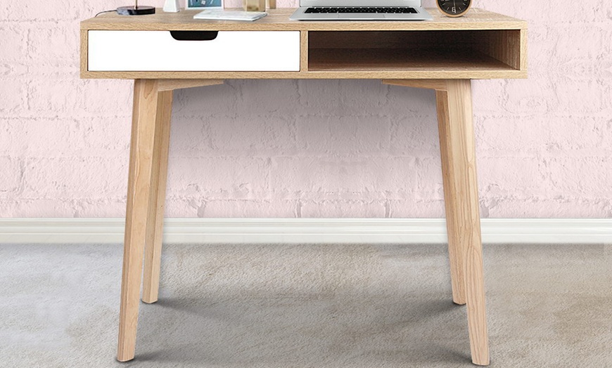 Image 8: Scandinavian-Style Desk