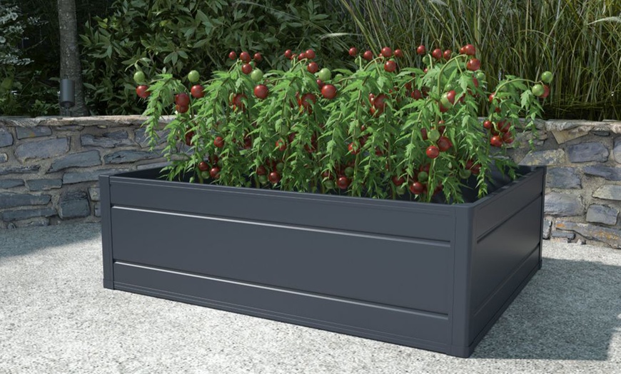 Image 9: Garden Gear High Density Plastic Raised Garden Bed