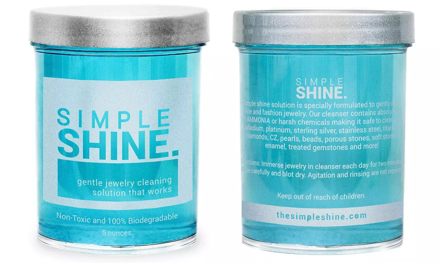 Gentle Jewelry Cleaner Solution Gold, Silver, Fine & Fashion Cleaning - Primary Image