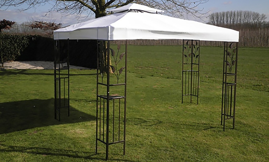 Image 2: White Gazebo 