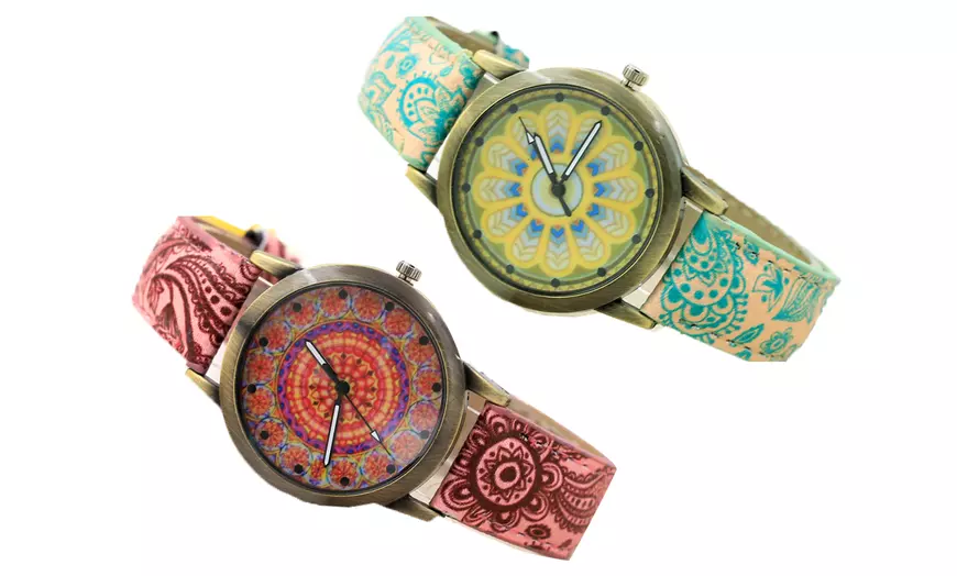 Image 10: Mandala horloges