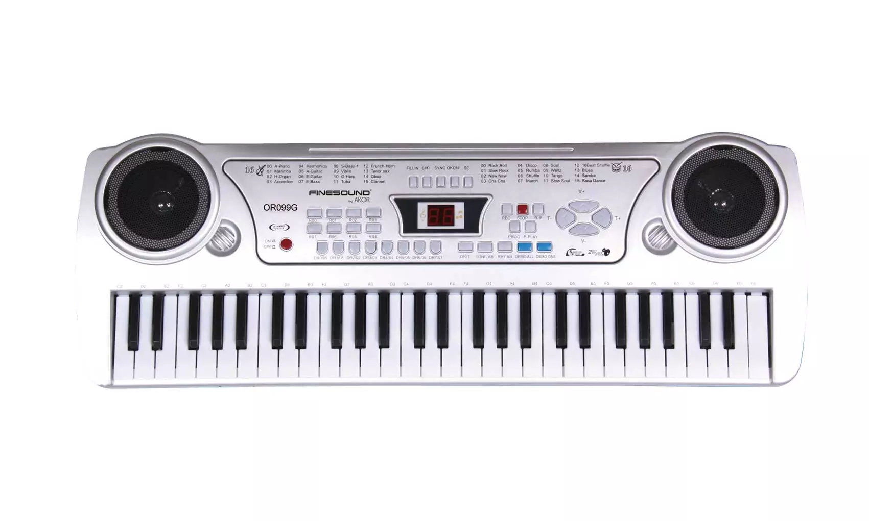 Clavier électronique FineSound 54 touches avec Micro de la marque AKOR - Second Medium