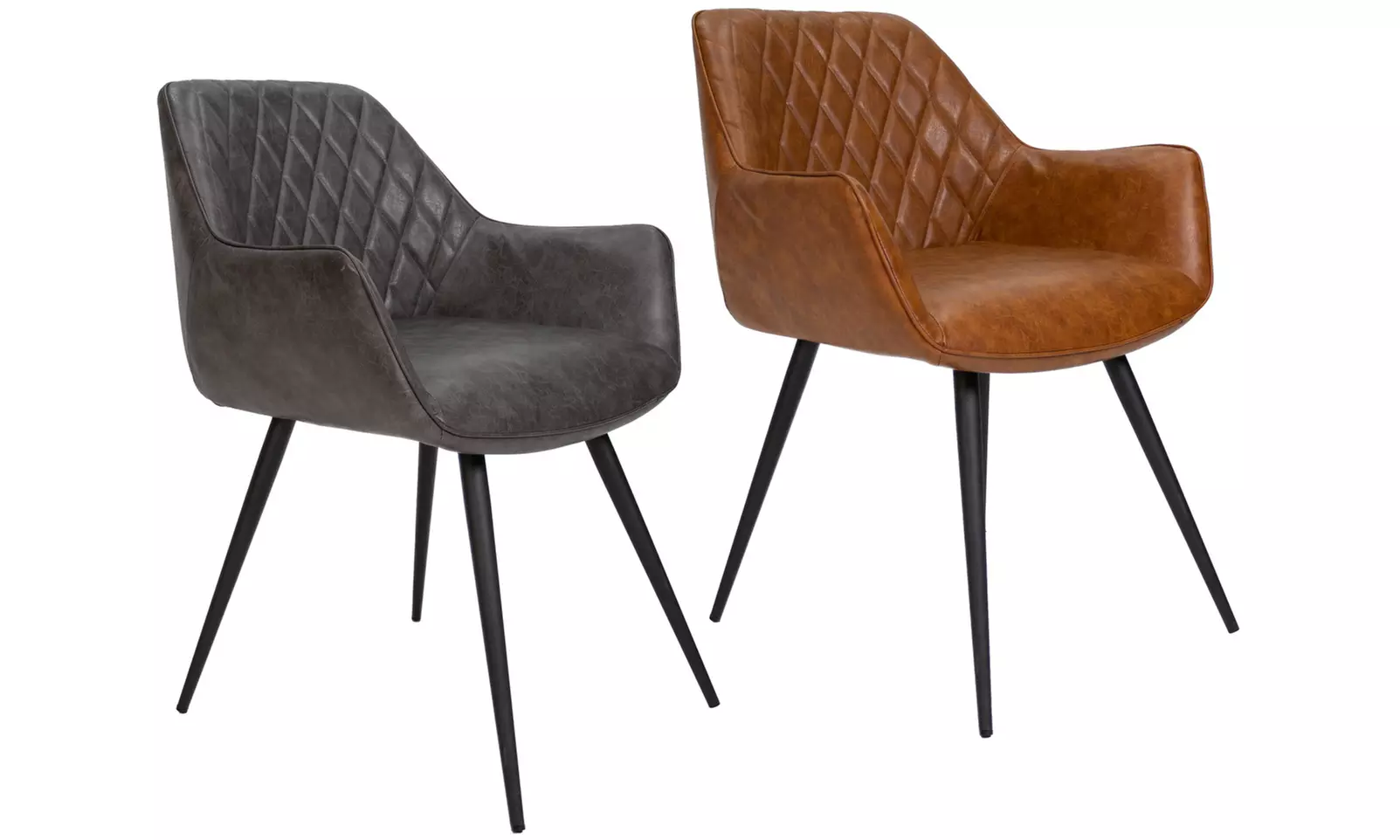 Lot de 2 chaises style industriel, livraison gratuite - Primary Image