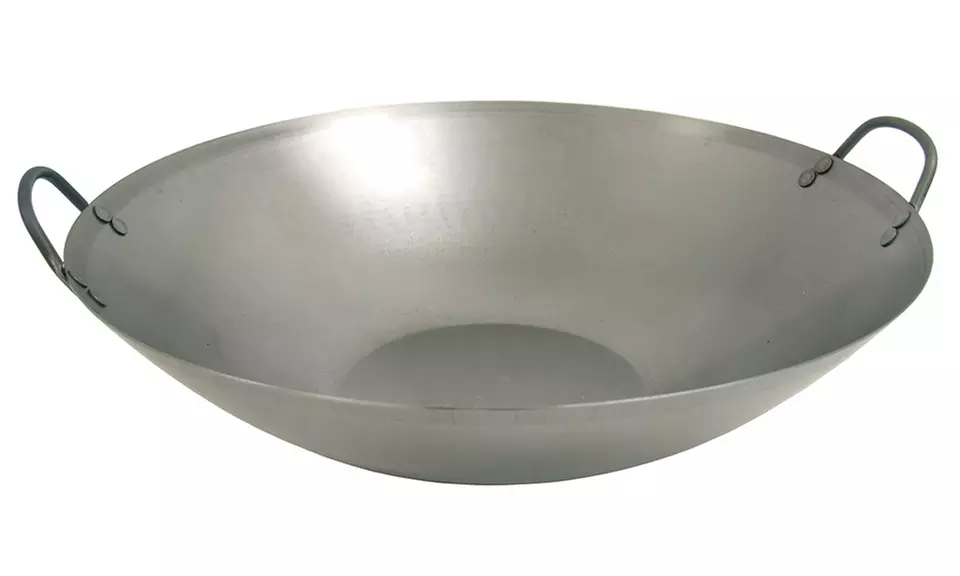 Bayou Classic Flat Bottom Steel Wok - Primary Image